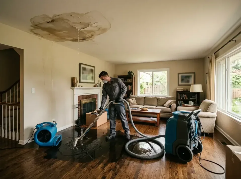 attic-pipe-burst-ceiling-drip-008 — frequently asked questions, Water Damage Restoration & Carpet Care in Springville, AL